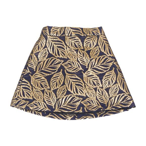 Leaf Shirley Skirt, Blue