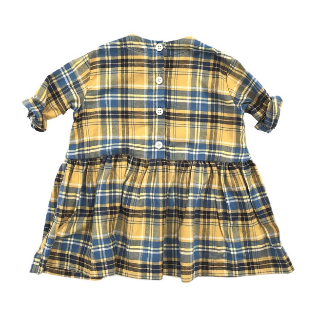 Flannel Pocket Dress, Sunflower