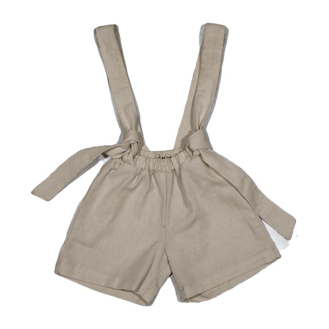 Diego Cotton Shorts, Greige