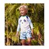 Baby Boys Long Sleeve Raglan Rash Guard, White - Rash Guards - 2