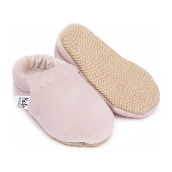 First Steps Slip-On, Pink Velvet
