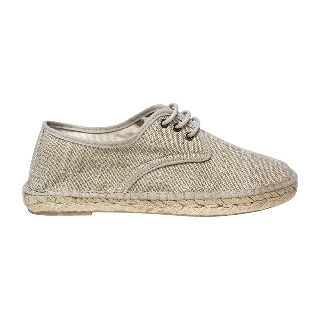 Adult Lace-up Espadrille, Natural