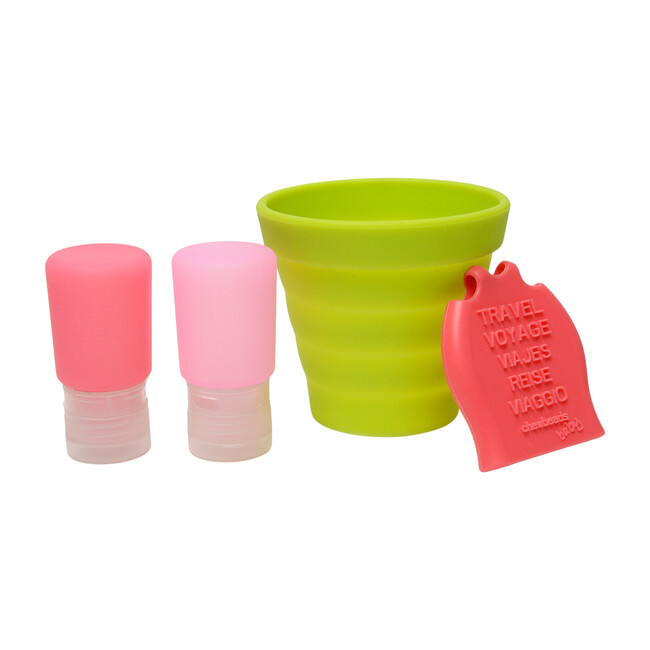 Tubby To Go Travel Bath Set, Pink - Bath Toys - 0