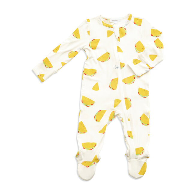 Zipper Footie, Tacos - Onesies - 1