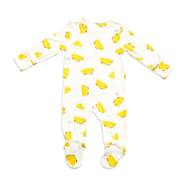 Zipper Footie, Tacos - Onesies - 2