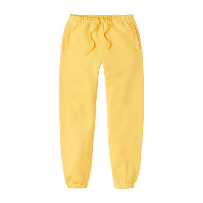 Women's Cozy Brushed Sweatpants, Yellow - Sweatpants - 1