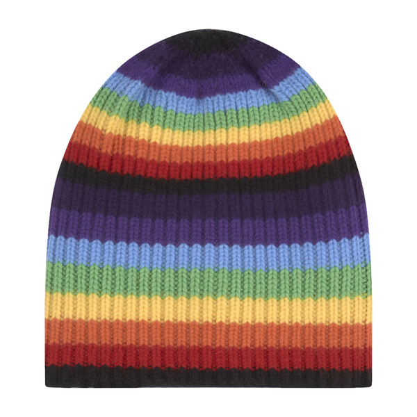 Women's Proteus Beanie, Rainbow Stripe
