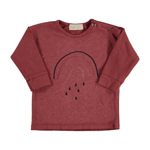 Rainbow Long Sleeve T-Shirt, Tile