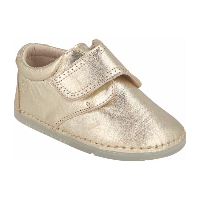Villena Velcro Monk Shoe, Champagne - Oxfords - 1