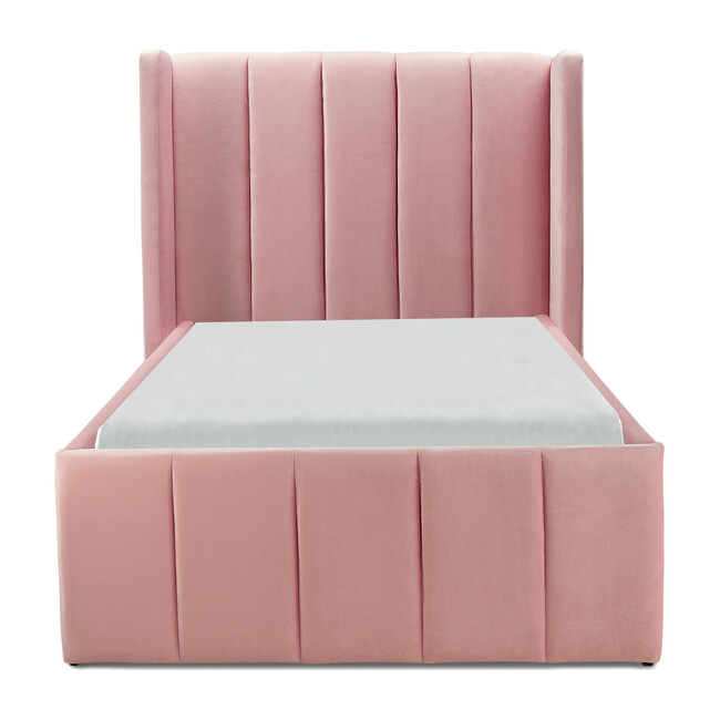 Sybilla Velvet Bed, Pink - Beds - 1