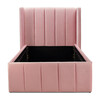 Sybilla Velvet Bed, Pink - Beds - 3
