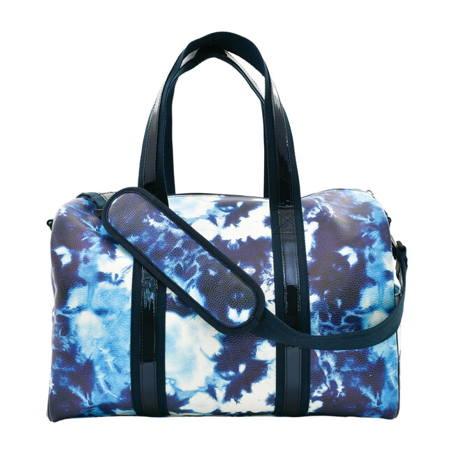 Tie Dye Duffle Bag, Blue - Bags - 1