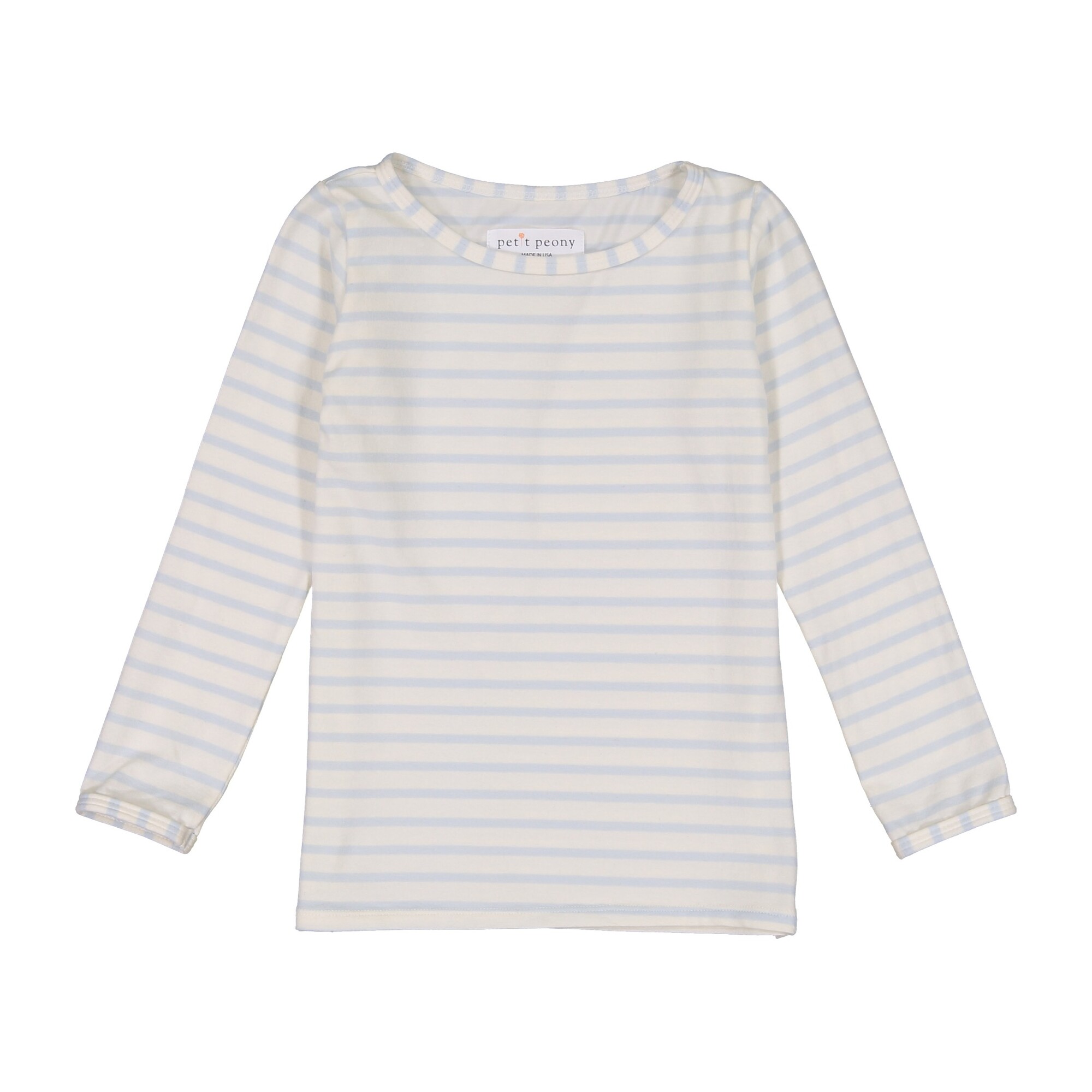 Striped Long Sleeve Shirt, Blue