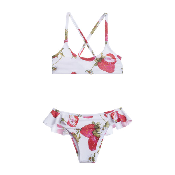 So Girly Two Piece, Berry Print
