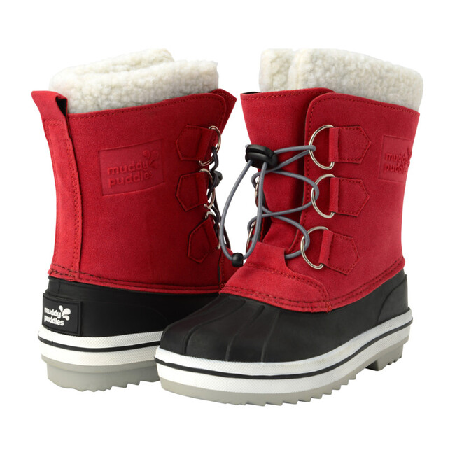 Snowdrift Snow Boots, Red - Rain Boots - 3