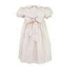 Smocked Frock Dress, Red Plumetti - Dresses - 2