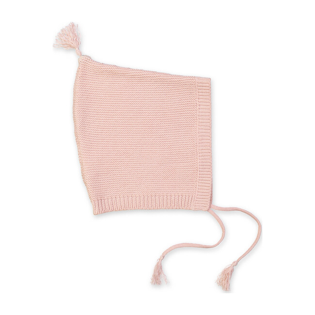 Sabin Knitted Baby Hat, Dusty Pink - Hats - 1