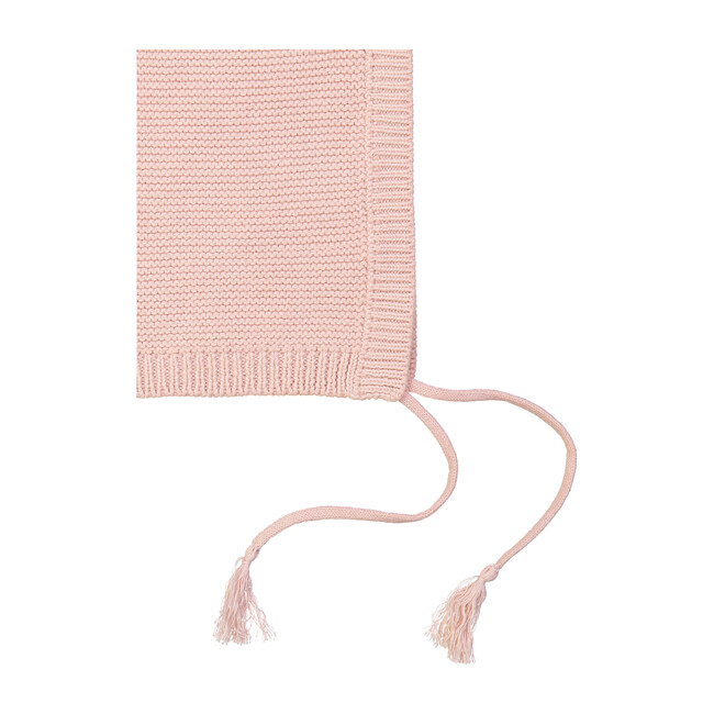 Sabin Knitted Baby Hat, Dusty Pink - Hats - 2