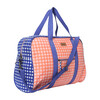 Duffle Bag, Gingham Blue & Pink - Bags - 2