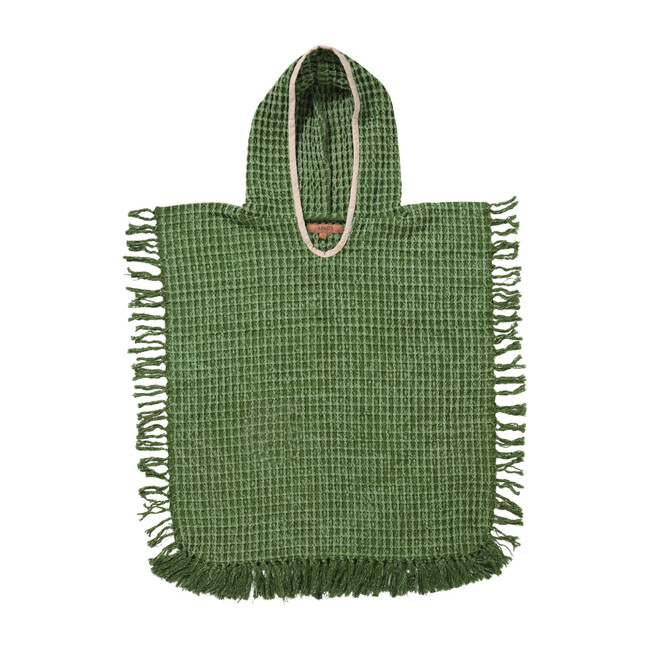 Waffle Poncho, Cactus Green - Cover-Ups - 1