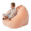 Velvet Beanbag Cover, Apricot - Kids Seating - 2