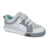 Kristin Sneaker, Silver Leather - Sneakers - 1 - thumbnail