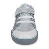 Kristin Sneaker, Silver Leather - Sneakers - 4