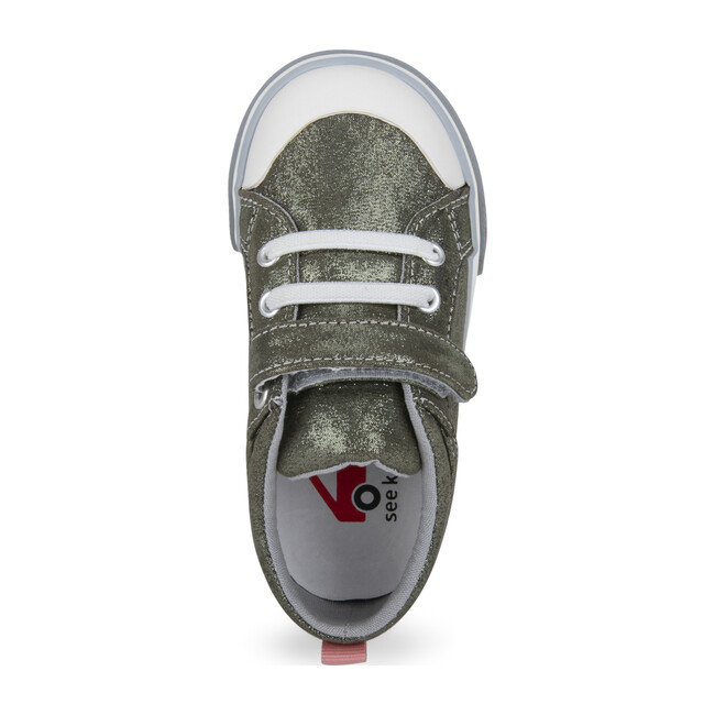 Kristin Sneaker, Olive Shimmer - Sneakers - 5