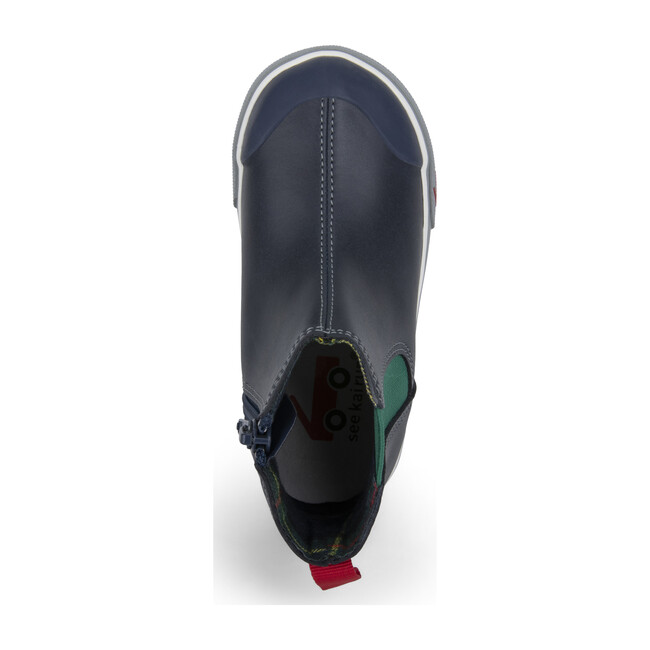 Kirby Boot, Navy Leather - Boots - 5