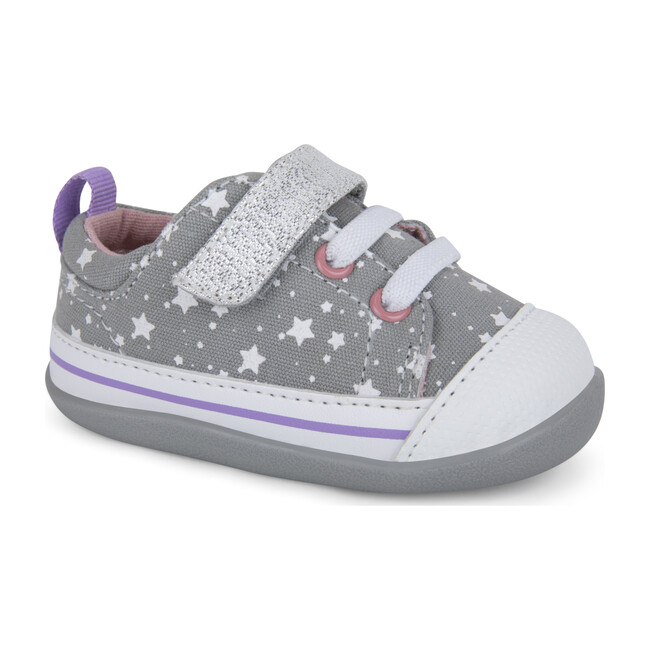 Stevie II First Walker, Grey Stars - Sneakers - 1