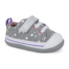 Stevie II First Walker, Grey Stars - Sneakers - 1 - thumbnail
