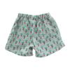 Oeuf Baby Shorts Linen Green With Radish Print - Shorts - 3