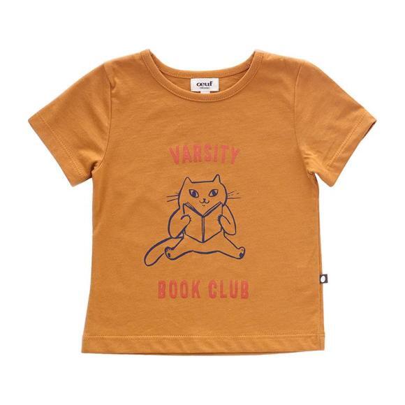 Oeuf Baby Book Club T-shirt Ochre Yellow - Tees - 1