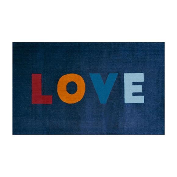 Oeuf Love Rug Navy Blue 3' x 5' - Rugs - 1