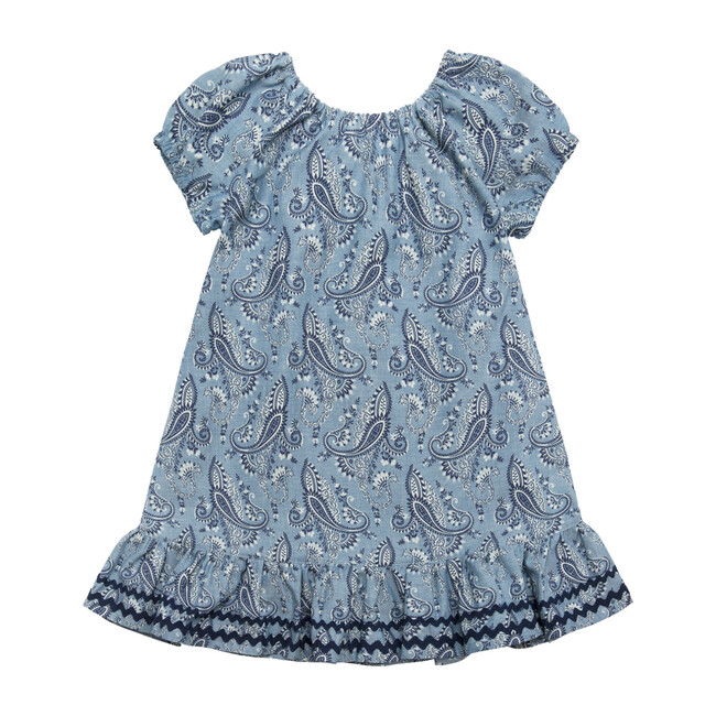 Daisy Dress, Pasadena Paisley Liberty Chambray - Play Dresses - 1