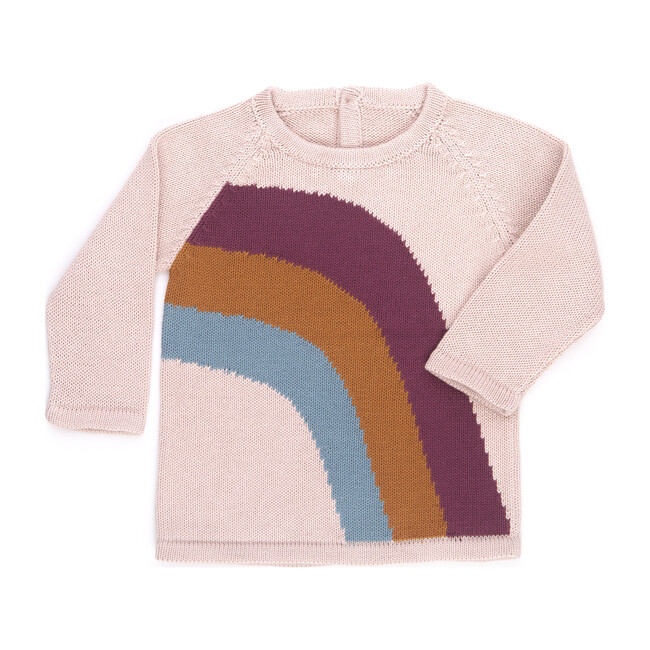 Rainbow Sweater, Rose - Sweaters - 1