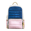 Puffy Backpack, Navy Mix - Backpacks - 1 - thumbnail