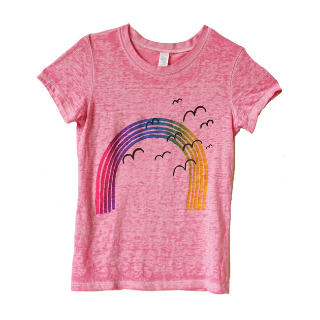 Over the Rainbow Tee, Fuchsia