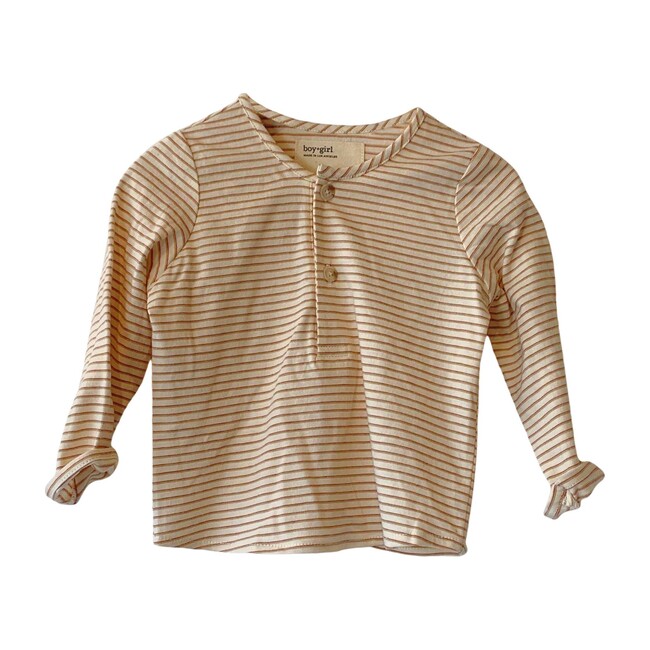 Organic Baby Nico Kurta, Avocado Stripe - Rompers - 1