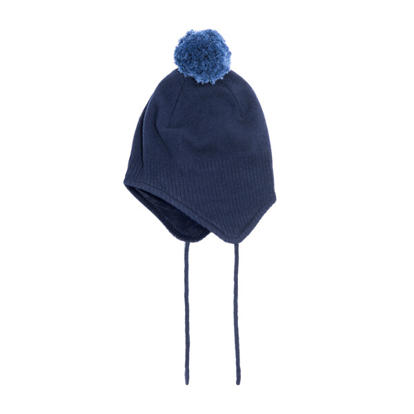 Lee Pom Pom Winter Hat, Navy