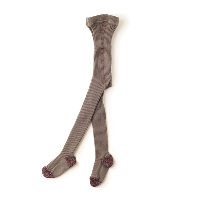 Lou Morgan Tights, Grey Glitter