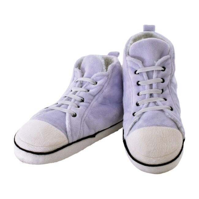 High Top Sneaker Slippers, Purple 