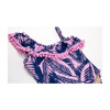Navy and Pink Palm Reader One Piece Swimsuit - One Pieces - 3