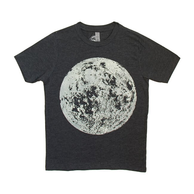 Full Moon Tee, Charcoal
