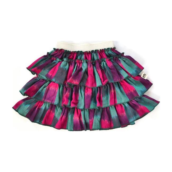 Fauna Plaid Skirt, Esmeralda - Skirts - 1