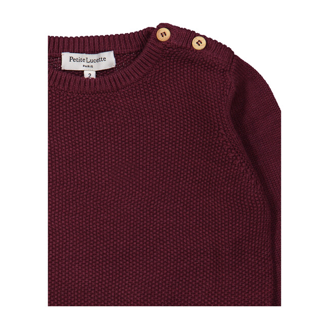 Felix Sweater, Burgundy Red - Sweaters - 2