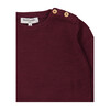 Felix Sweater, Burgundy Red - Sweaters - 2