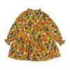 Elisabeth Dress, Ocher Flowers - Dresses - 3