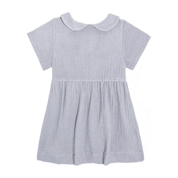 Eloise Baby Dress, Dusty Blue Muslin - What's New Trending Exclusives ...