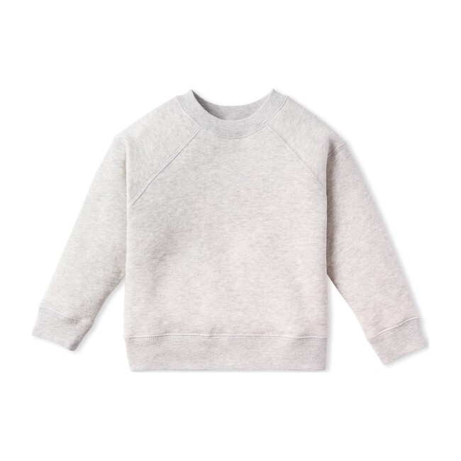Cozy Brushed Sweatshirt, Grey - Sweatshirts - 1
